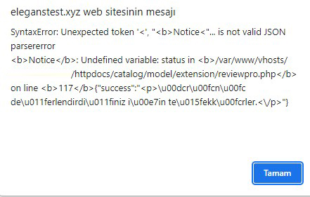 Opencart Reviews Yıldızlı ve Fotoğraflı Yorum Modülü - R10.net
