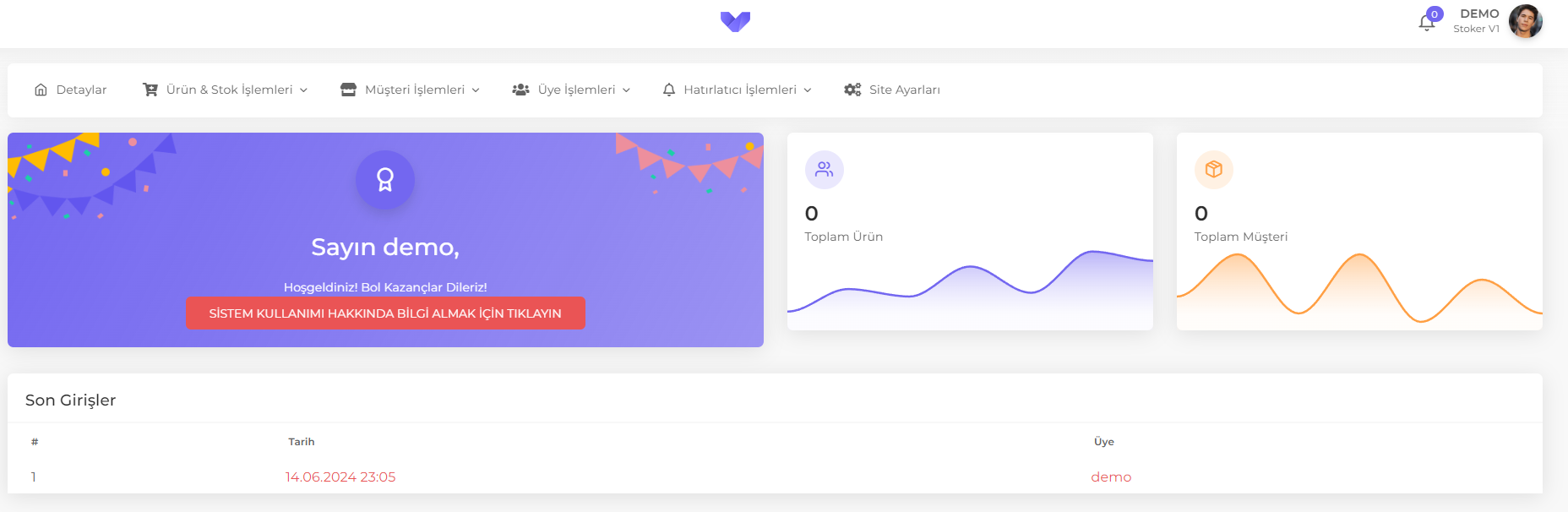 Stok Takip ve Müşteri Takip Scripti 1TL den Tüm Haklarıyla - R10.net