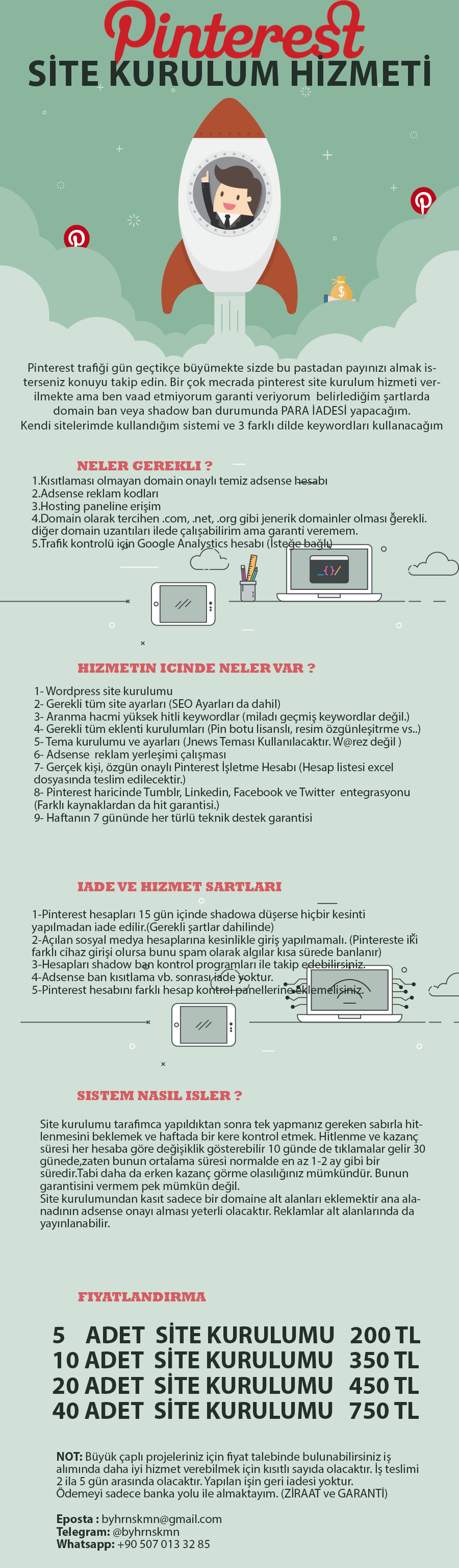 🚀 Pinterest Site Kurulum Hizmeti 🚀 Özenli Çalışma (Garantili Hizmet) 🚀