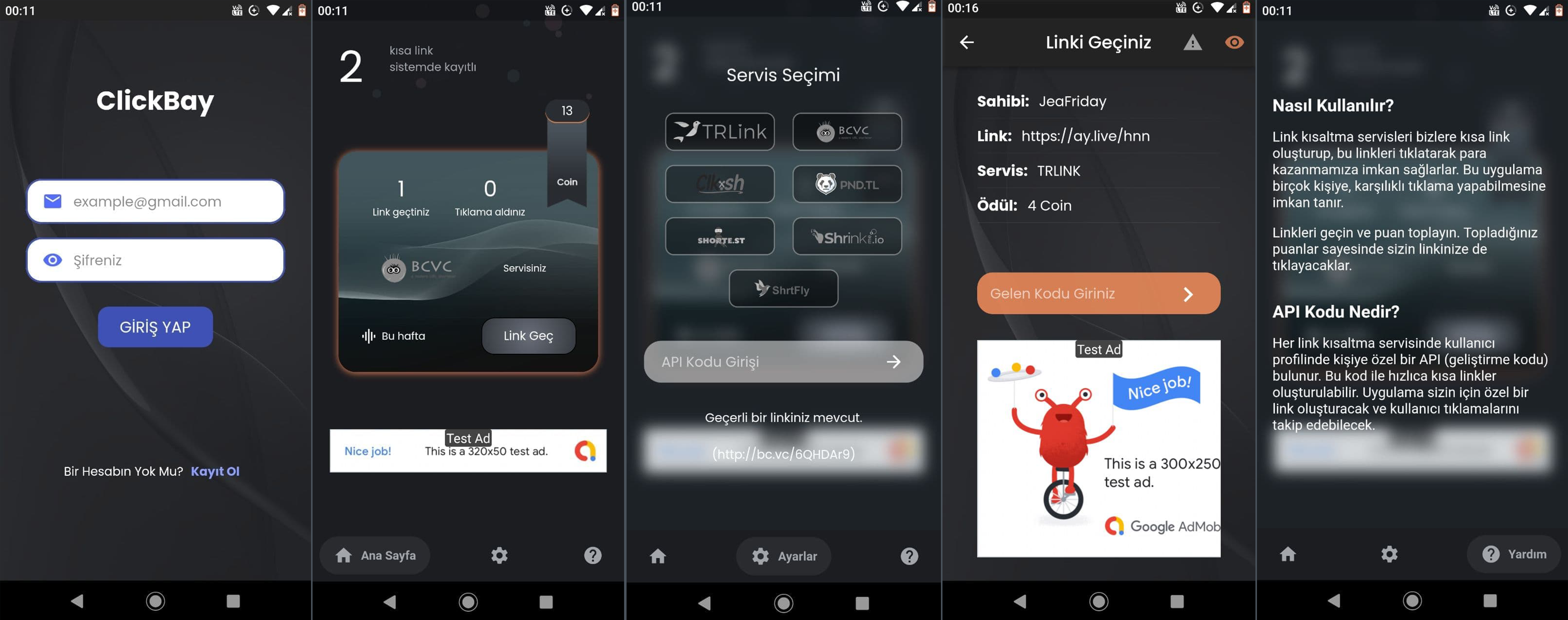ClickBay | Android | Karşılıklı Link Tıklatma Sistemi - R10.net