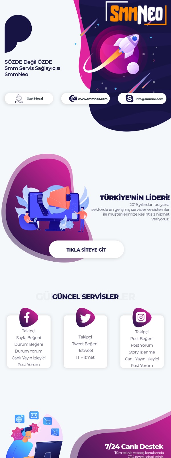 Jet Hızında -Türkiyenin Sözde Değil Özde SMM Servis Sağlayıcı Paneli-🔥
