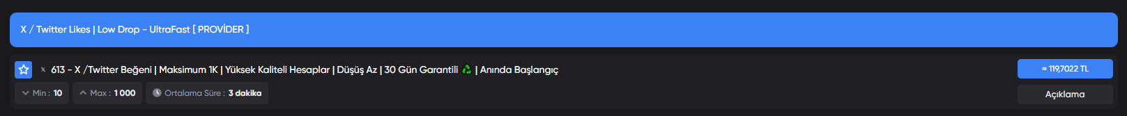 SMMLUX.COM ANA SAĞLAYICI | Twitter Beğeni Servisi 30 Gün ♻️ | Ultra ...
