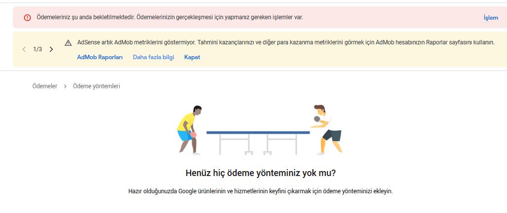 google adsense odeme yontemi ekleme sorunu r10 net