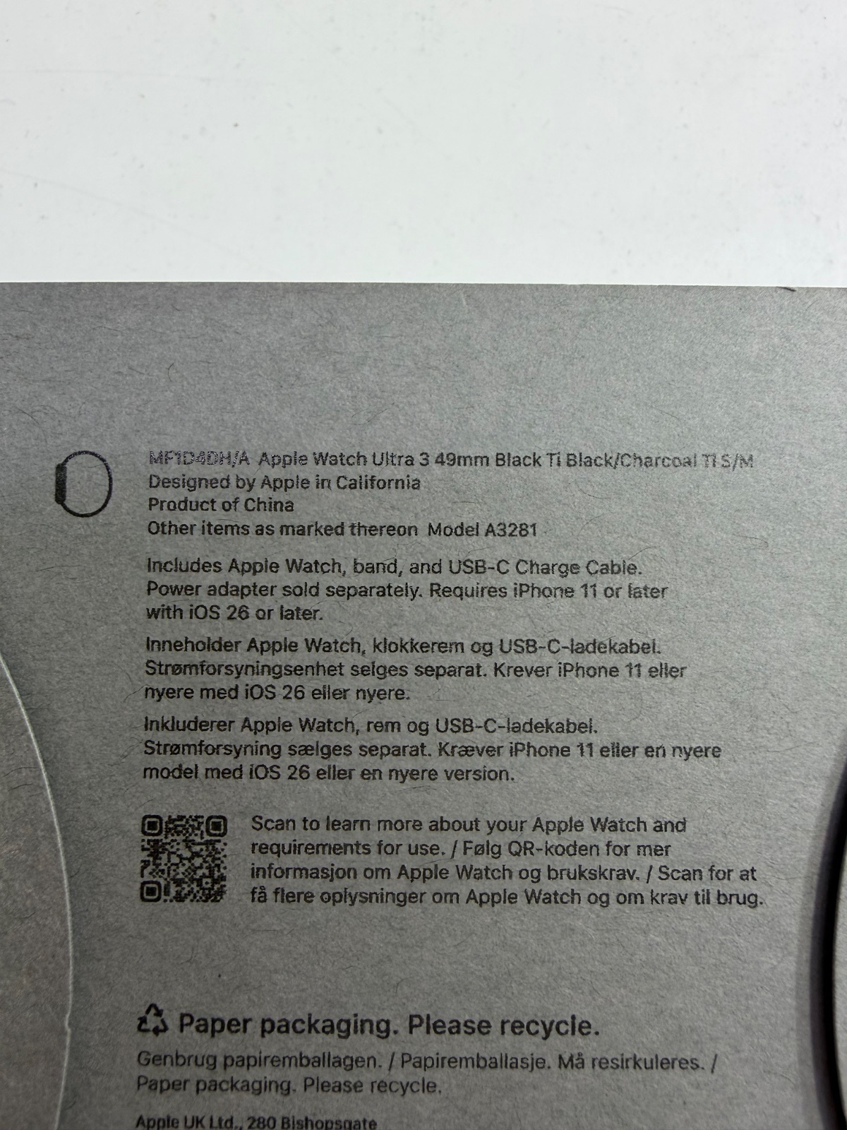 R10 Özel Fiyat Apple Watch Ultra 3 Siyah Sıfır YD - R10.net