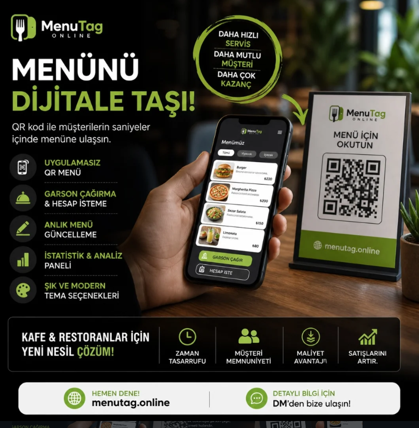 Restoranınızı Dijitale Taşıyın ⚡ | QR Menü Sistemi + Panel - R10.net