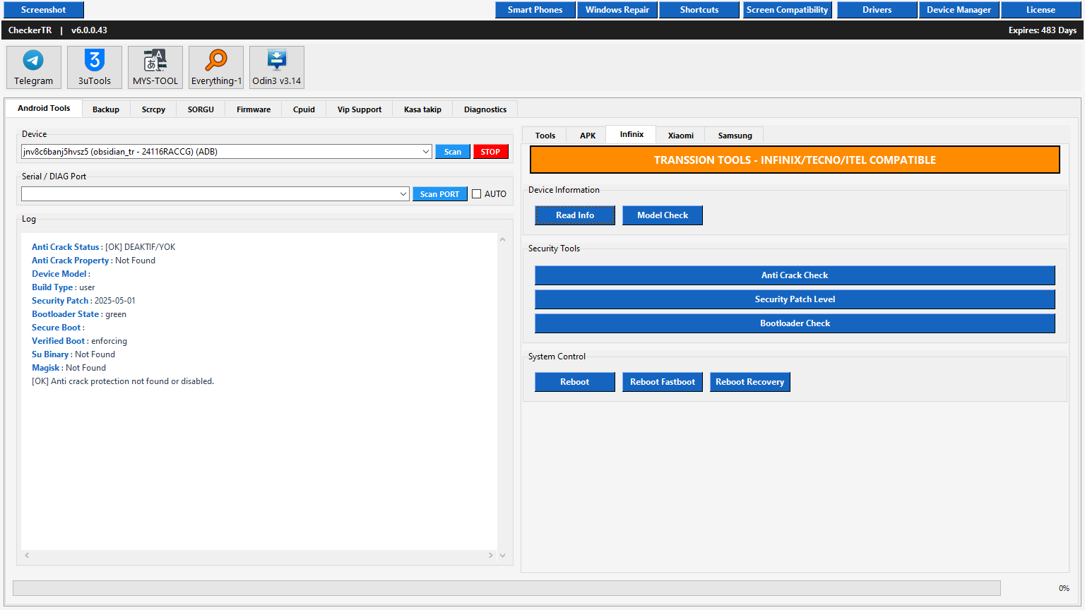 CheckerTR - Profesyonel Android Aracı | Toplu IMEI Sorgu, Virüs ...