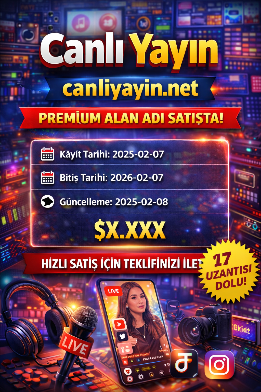 Bu Domainler �ok Canl�.. Teklif Usulu Sat��ta.