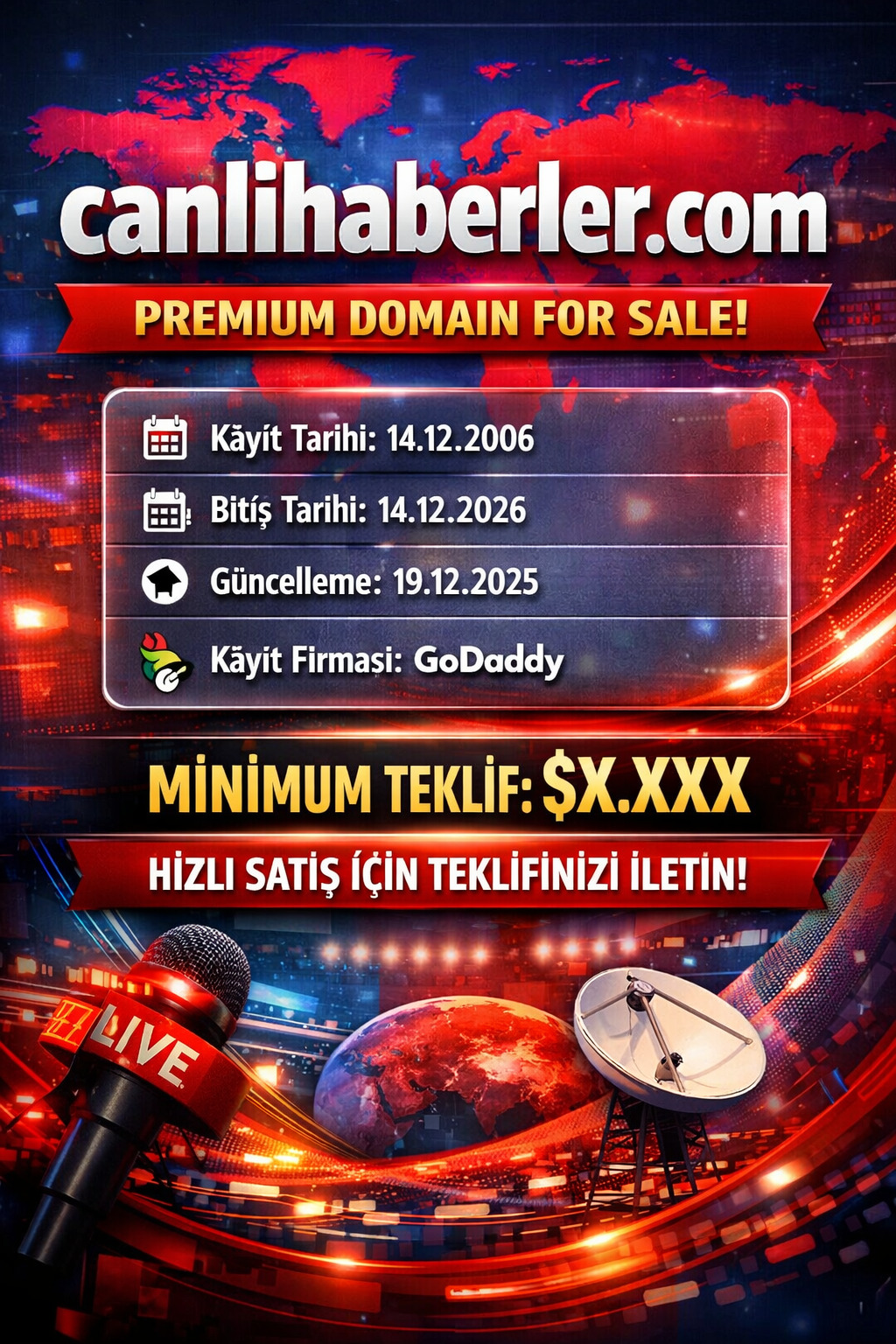 Bu Domainler �ok Canl�.. Teklif Usulu Sat��ta.