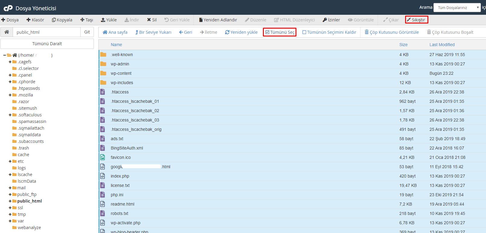 WordPress Siteyi Başka Hostinge Taşıma WordPress Siteyi Başka Hostinge Taşıma